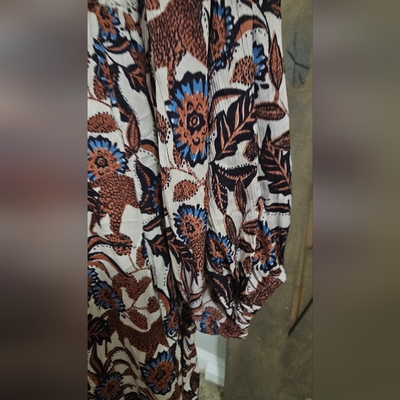 Francesca's MI AMI Lenette Floral Crochet Trim Long Kimono. Size S/M NWT - Picture 13 of 15